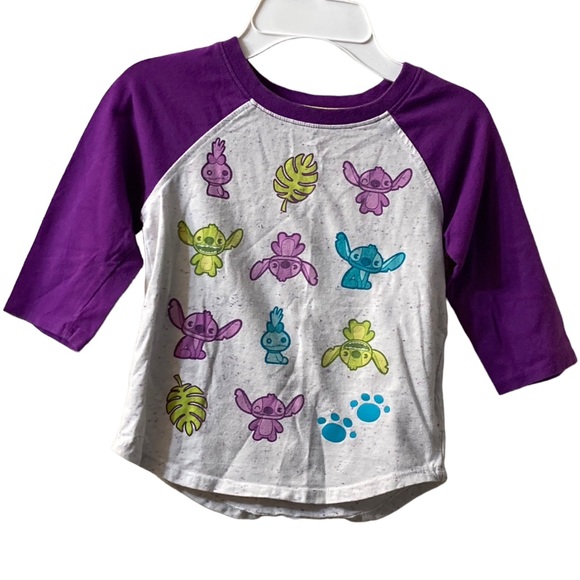 🔥Disney Stitch Long Sleeve Tee - Size 5/6 - Picture 1 of 3